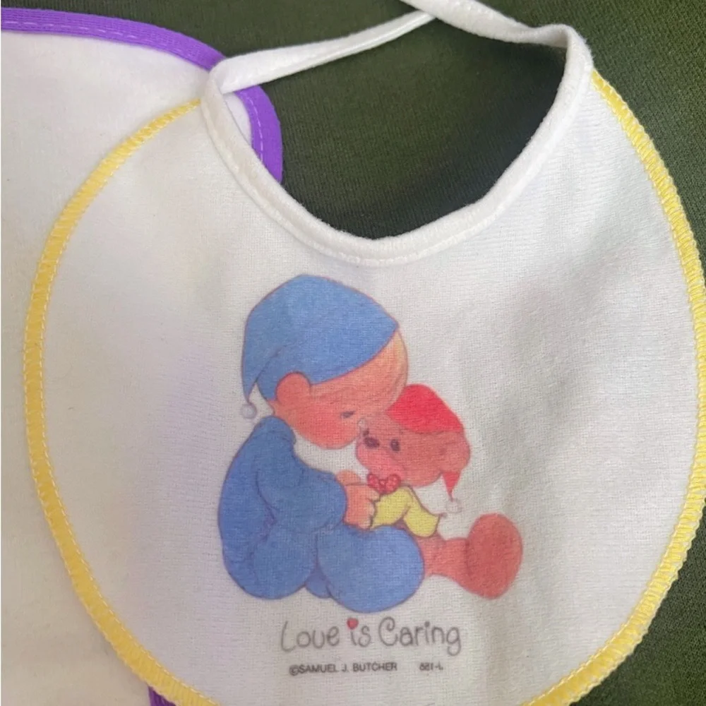 Disney Eeyore, Old Macy and Precious Moments Vintage Bibs
